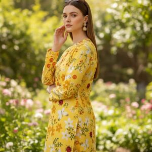 Signature Sunny Floral Print Unstitched Suit